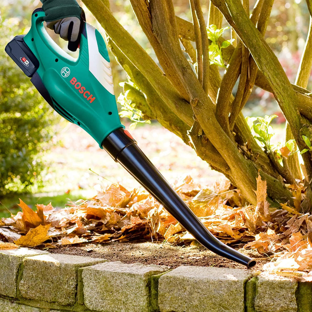 Bosch Cordless Leaf Blower ALB 18 LI (Without Battery, 18 Volt System, in Carton Packaging), Classic Green