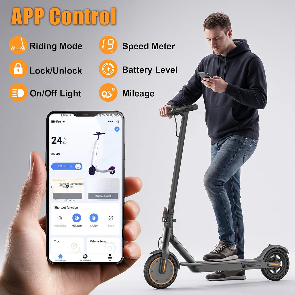Electric Scooter, Electric Scooter Adult 350W with 25-35KM Range