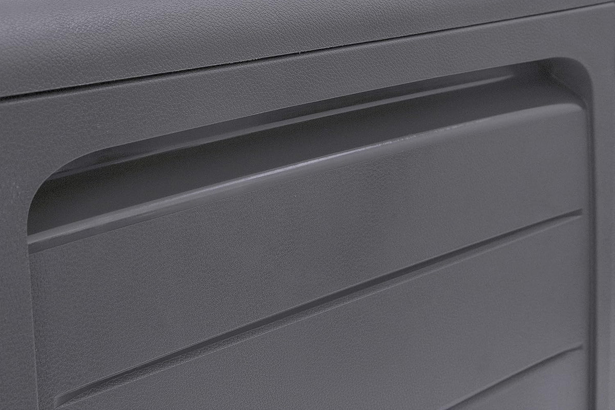 Keter Marvel+ 270L Garden Storage Box Graphite Wood Effect, Weatherproof
