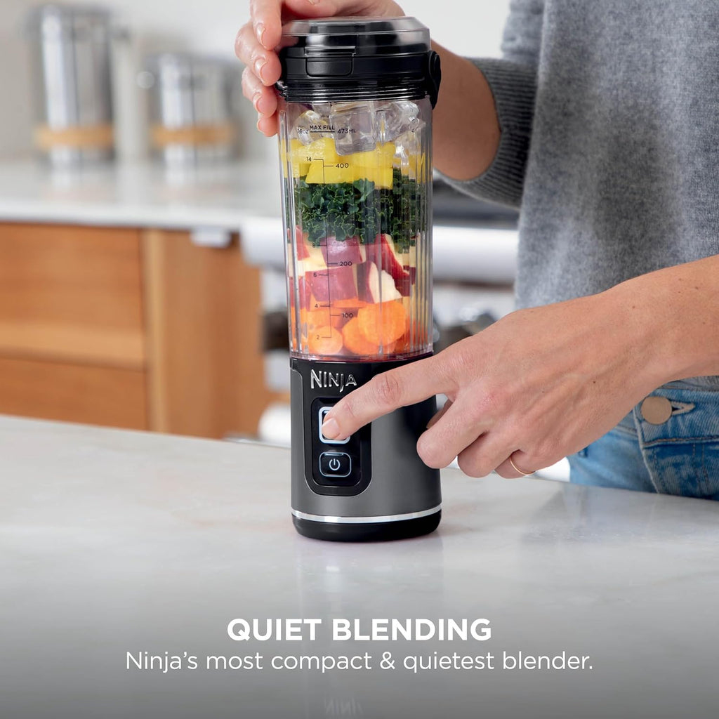 Ninja Blast 530ml Portable Blender, Leakproof Lid, Black, BC151UKBK