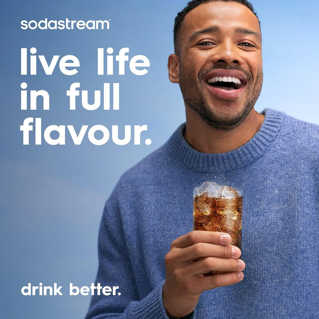 SodaStream Pepsi MAX Drink Mix, 6 Pack Sugar Free Cola Syrup for Sparkling Water Makers, Zero Calorie, Max Taste No Sugar, Soda Stream Flavours, Makes 54L, 6 x 440ml