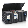 Olsen & Smith 680L Large Recycled Outdoor Garden Storage Box & Chest