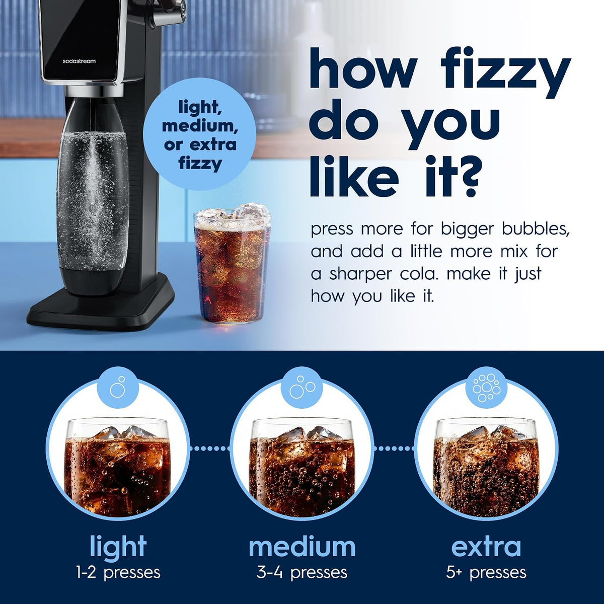SodaStream Pepsi MAX Drink Mix, 6 Pack Sugar Free Cola Syrup for Sparkling Water Makers, Zero Calorie, Max Taste No Sugar, Soda Stream Flavours, Makes 54L, 6 x 440ml