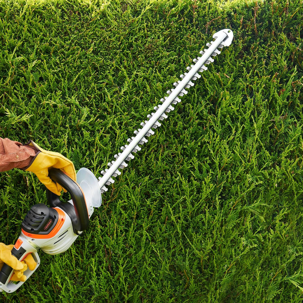 VonHaus Hedge Trimmer Corded 710W – 10m Cable, Blade Cover, 61cm Blade